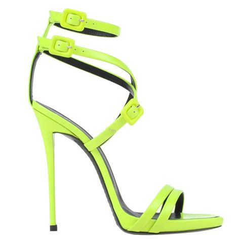 lime green hermes sandals|bright green heeled sandals.